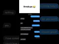 Break up text💔 #breakups