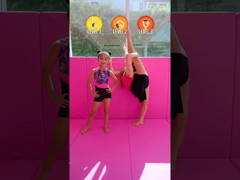 Tiny Gymnast Tries Contortion!