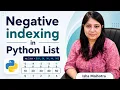 Python Negative Indexing Explained Simply Last Element Trick Python for Data Analyst