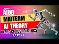 AIUB Midterm AI Theory Explained in Bangla BFS DFS IDS DLS UCS Part 01