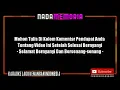 Singkong Dan Keju - Arie Wibowo Ft Bill & Brod (Karaoke Version)