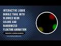 Liquid Bubble Effect with HTML CSS JavaScript Interactive Animation Tutorial