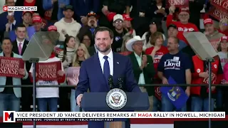 🇺🇸 Vice President JD Vance in Michigan | MAGA Majority Force Rally in Howell [LIVE]