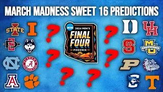 2024 SECOND CHANCE March Madness Bracket Predictions Sweet 16 NCAA Tournament Predictions