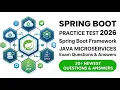 Spring Boot 2026 Full Practice Test and Java Microservices Certification Study Guide