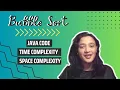 Sorting Bubble Sort Explanation JAVA Code