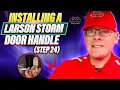 Installing a Larson Tradewinds Storm Door Handle - Step 24