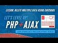 Delete Multiple Data using Checkbox Dynamic Data Processing PHP and Ajax Tutorial