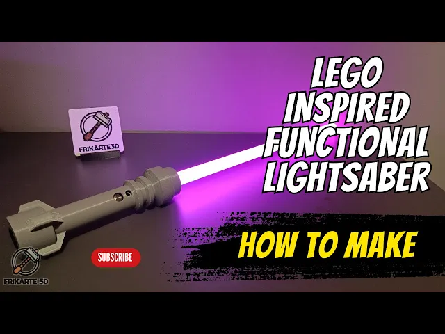 BrickSaber: LEGO-Inspired Functional Lightsaber video thumbnail