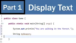 Super Beginner s Text Adventure Game Development in Java PART 1 - Learn Java by making a game