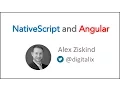 AngularNYC - NativeScript and Angular