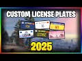 How to get Custom License Plates 2025 GTA Online