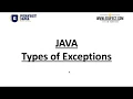 Perfect Java - Exceptions Types of Exceptions