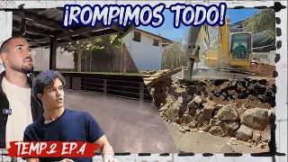 DESTRUIMOS parte del GARAJE para esto 😨 (JUCASA T2 Ep. #4) | JUCA