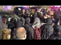 Protesters Attempt to Block Vehicle Outside Delaney Hall Detention Facility