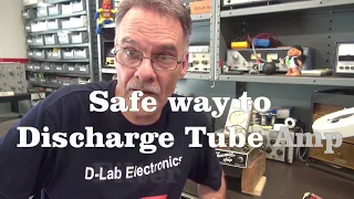 how to safely discharge tube guitar amp filter capacitors d lab tech tip