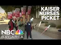Kaiser nurses picket at 22 facilities statewide