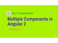Multiple Components in Angular 2