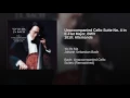 Cello Suite No. 4 in E-Flat Major, BWV 1010: II. Allemande