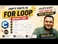 C For Loop Empty Parts in For Loop Infinite Loop using for in C Program For Kya Hai