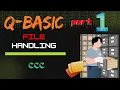 QBasic file handling WRITE mode