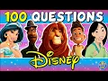 DISNEY TRIVIA QUIZ 100 DISNEY QUESTIONS MOVIE TRIVIA