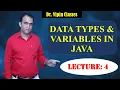 Java OOPS - 4 Data Types in Java Variable in Java CS Teachers