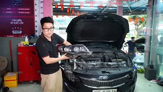 Do den xe Kia Optima K5 - Nang cap bi led tang sang hieu qua tai FixAuto