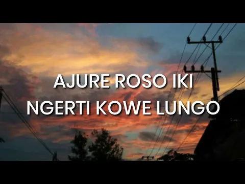 Download MP3 AKHIRE LUNGO (ajure roso iki ngerti kowe lungo) Viral Tiktok