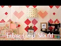 DIY Fabric Lamp Shade NO SEW EASY TUTORIAL
