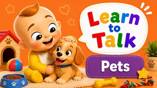 Learn to Talk - Pets by Oxbridge Baby