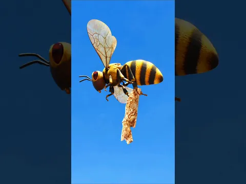 வீடு கட்டும் தேனீ 🐝 #tamil #animation #stories #shorts #bee #leafcutterbees #house #building #leaf