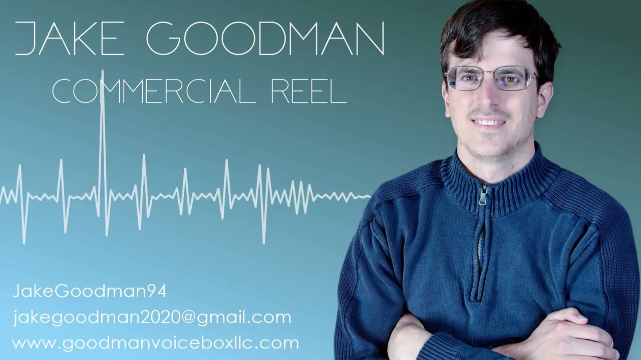 Jake Goodman Commercial Voiceover Demo Reel 2024