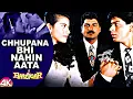 Chhupana Bhi Nahi Aata - 4K VIDEO | Baazigar | Shahrukh \u0026 Kajol | Vinod Rathod | 90's Romantic Song