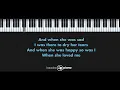 When She Loved Me (OST Toy Story 2) - Sarah Mclahen (KARAOKE PIANO - FEMALE LOWER KEY)