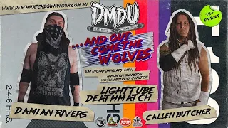 FREE MATCH Callen Butcher vs Damian Rivers 100 Lighttube Deathmatch IWTV