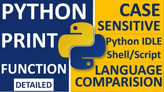 PYTHON PRINT FUNCTION CASE SENSITIVE SCRIPT-SHELL MODE PYTHON IDLE THEMES READ DESCRIPTION