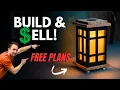 These Wood Outdoor Solar Lanterns are SO easy to Build + FREE PLANS!