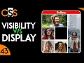 Visibility Property in CSS Visibility Vs Display Property Visible Hidden Collapse CSS 43