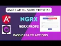 NGRX pass data to ngrx actions Angular 16 - NGRX Tutorial