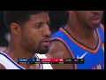 Paul George Brings Clippers Crowd To Their Feet With Crazy Clutch Shot! Clippers vs Thunder
