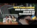 How to create a Banker Roulette Program in Python