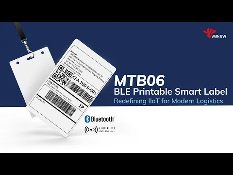 MTB06 BLE Printable Smart Label video 