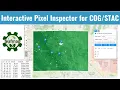 Leafmap tutorial 90 Interactive pixel inspector