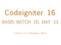 Codeigniter Bangla tutorial Part 16