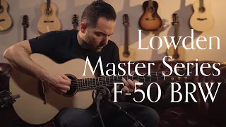 George Lowden Master Series F-50 Brazilian Rosewood Master Grade Alpine Spruce Carl Miner