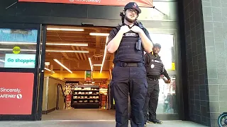 Safeway security guard harassing me for hours