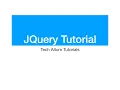 Jquery Tutorial Download Jquery