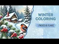 Winter and Holiday Coloring Pages and Plans