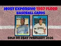 1987 Fleer Most Expensive eBay Sales Baseball Cards February 2026